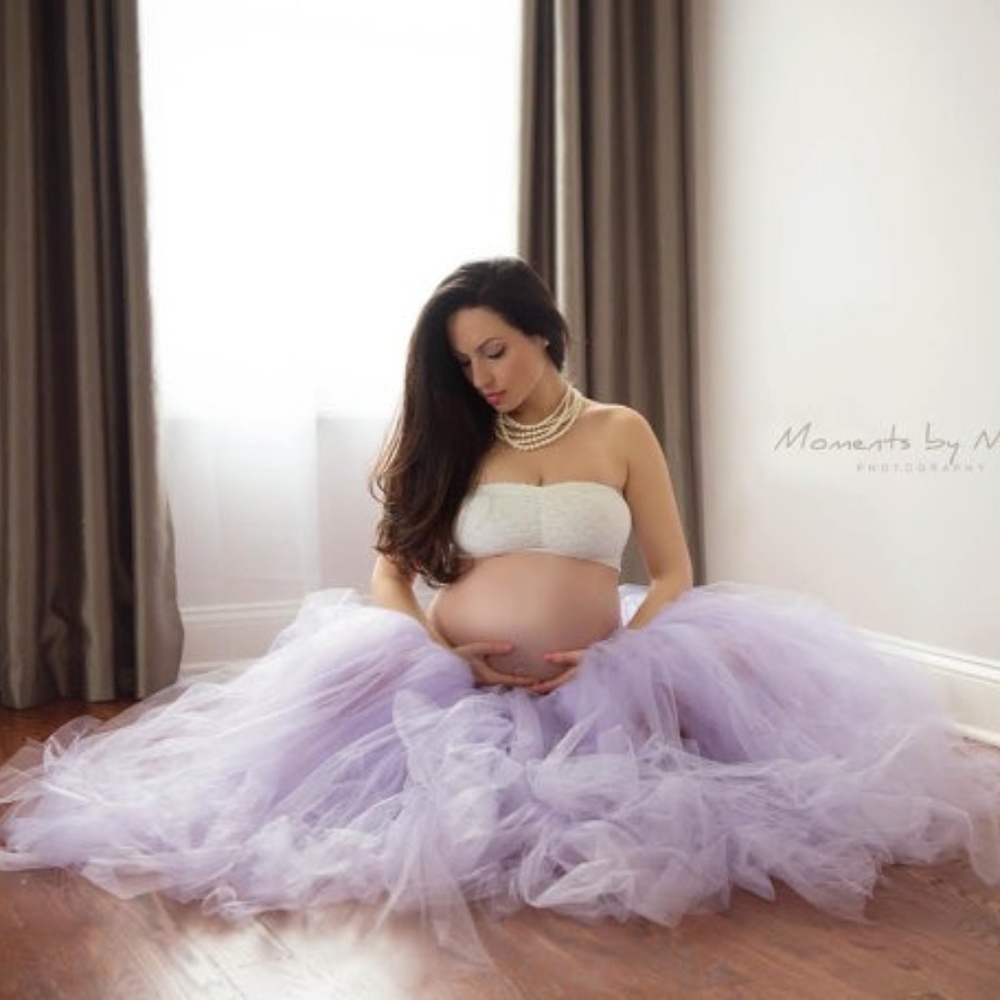 Extra Fluffy and Long Lavender Tulle Skirt
